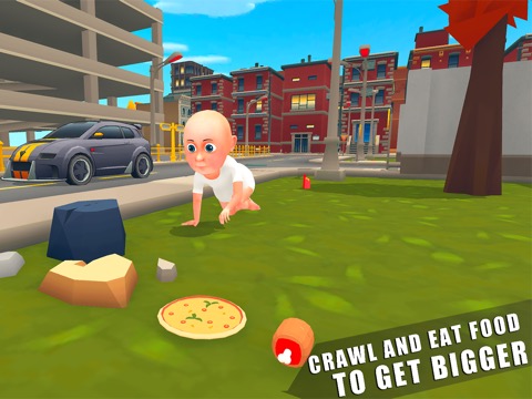 Giant Fat Baby Simulator 3Dのおすすめ画像1