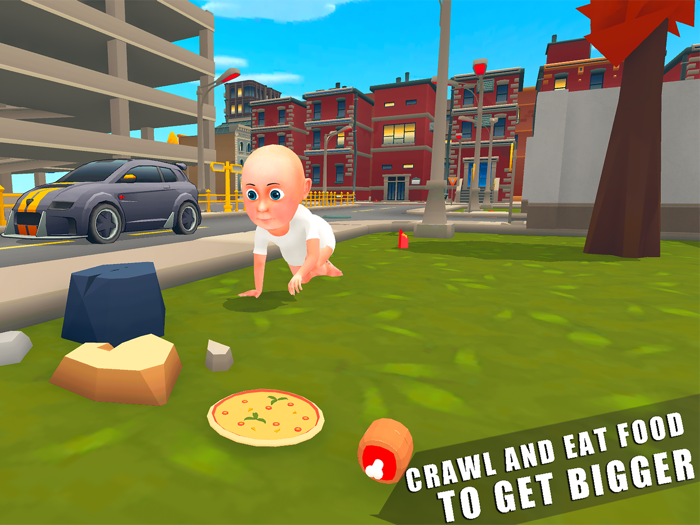 Giant Fat Baby Simulator 3D
