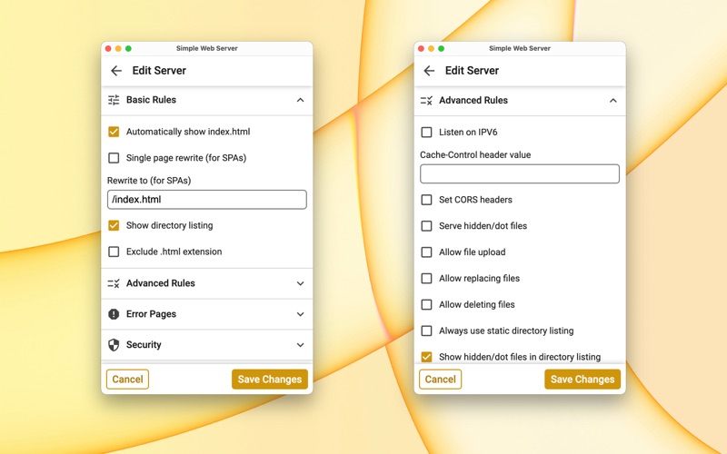 App screenshot