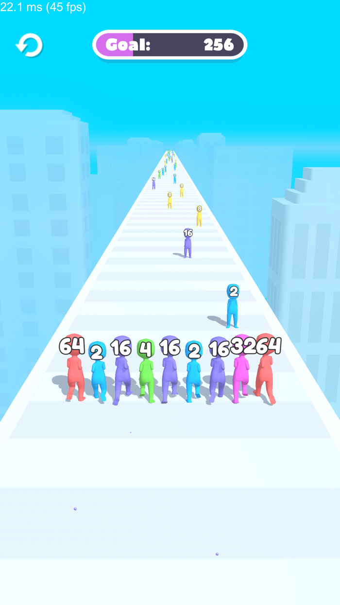 2048 Crowd Runner