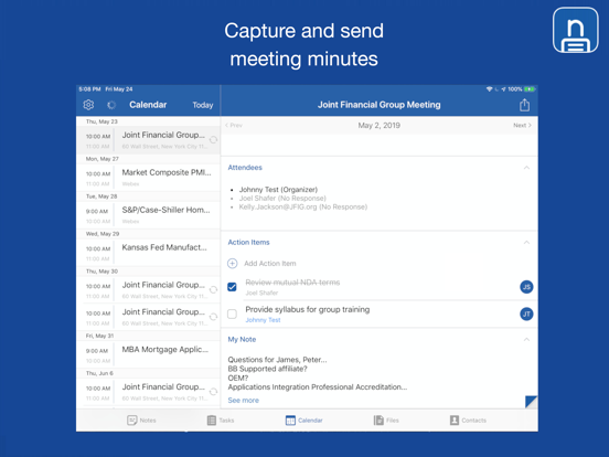 Notate for Microsoft 365 iPad screenshot 8 - Business app