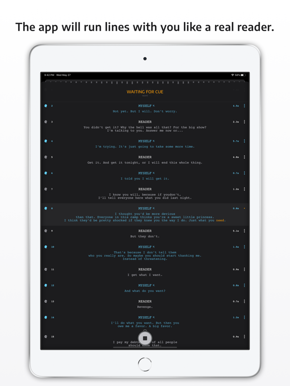 coldRead iPad screenshot 6 - Productivity app