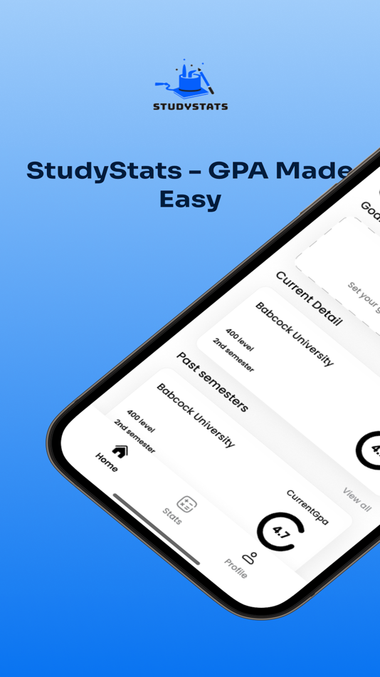 #5. Study Stats app (iOS) By: Chinedum Okpechi