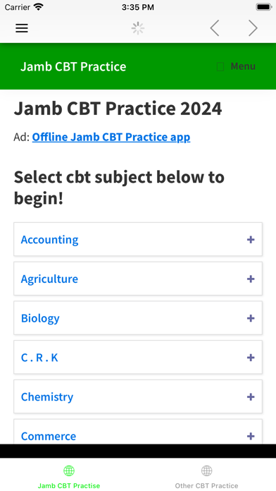 JAMB CBT Practice & Results +のおすすめ画像1