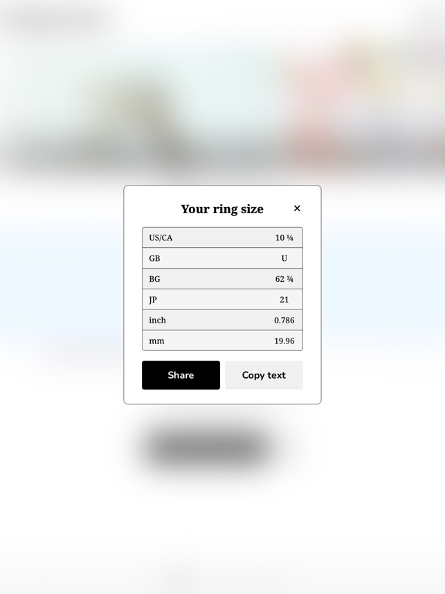 Ring sizer by jason withers deals