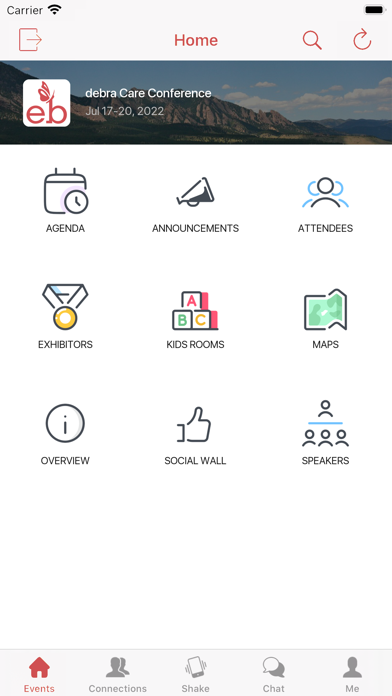 debra Care Conference Screenshot