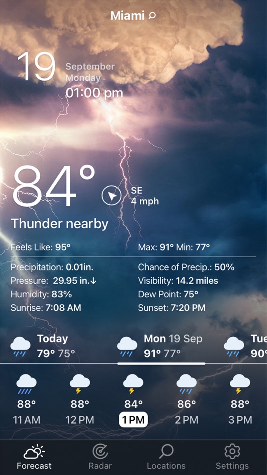 #2. Weather Live° - Local Forecast (iOS) 由: Mosaic S.r.l.