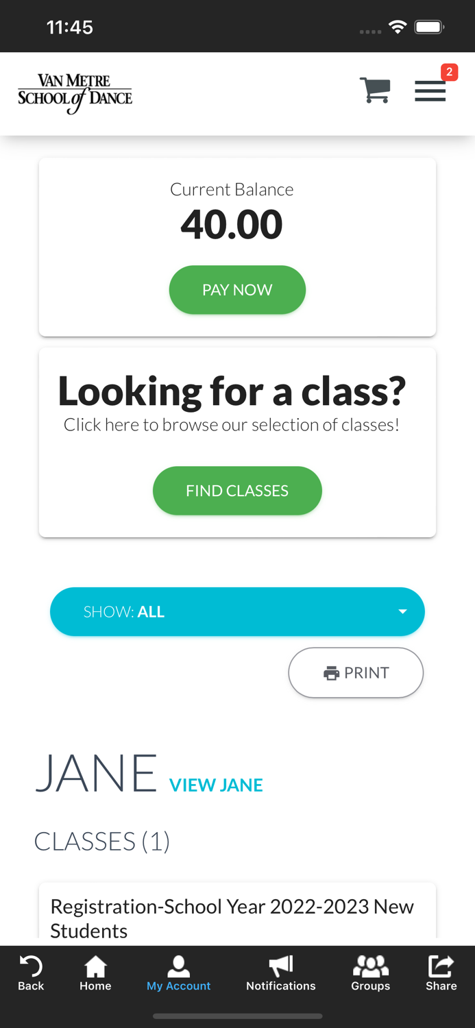 Van Metre School of Dance