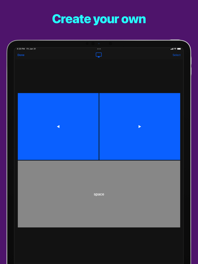 Captura de tela do Remote KeyPad e NumPad Pro