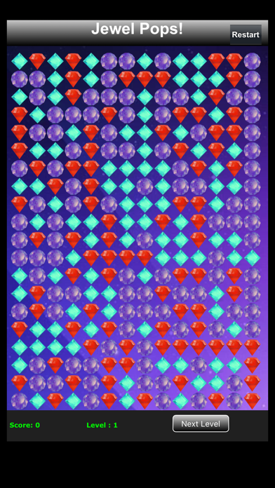 Jewel Pops! Strategy Game Screenshot