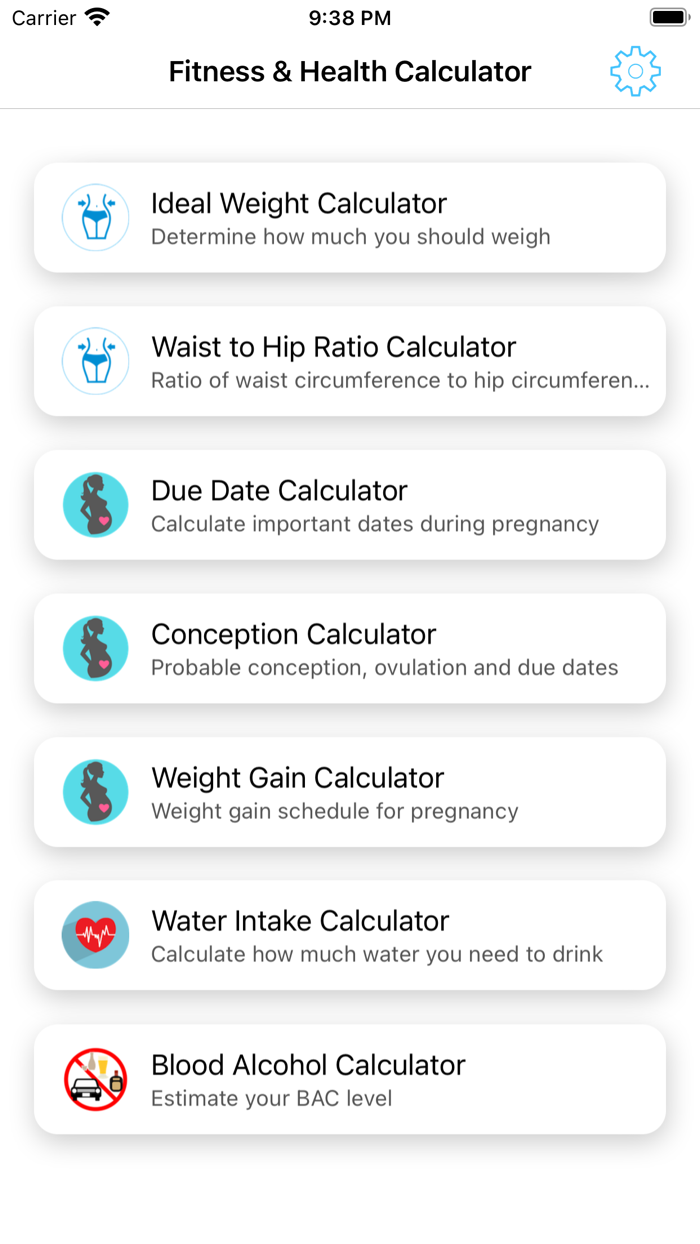 Fitness Workout Calculator