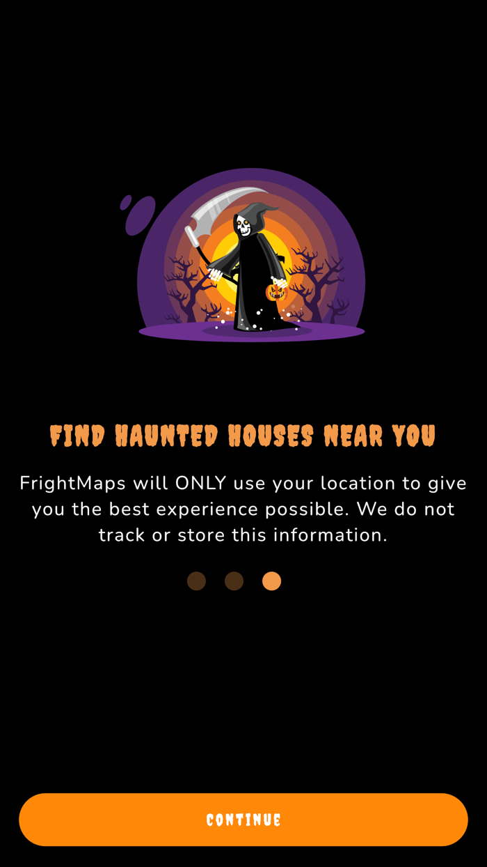 FrightMaps - Halloween Finder
