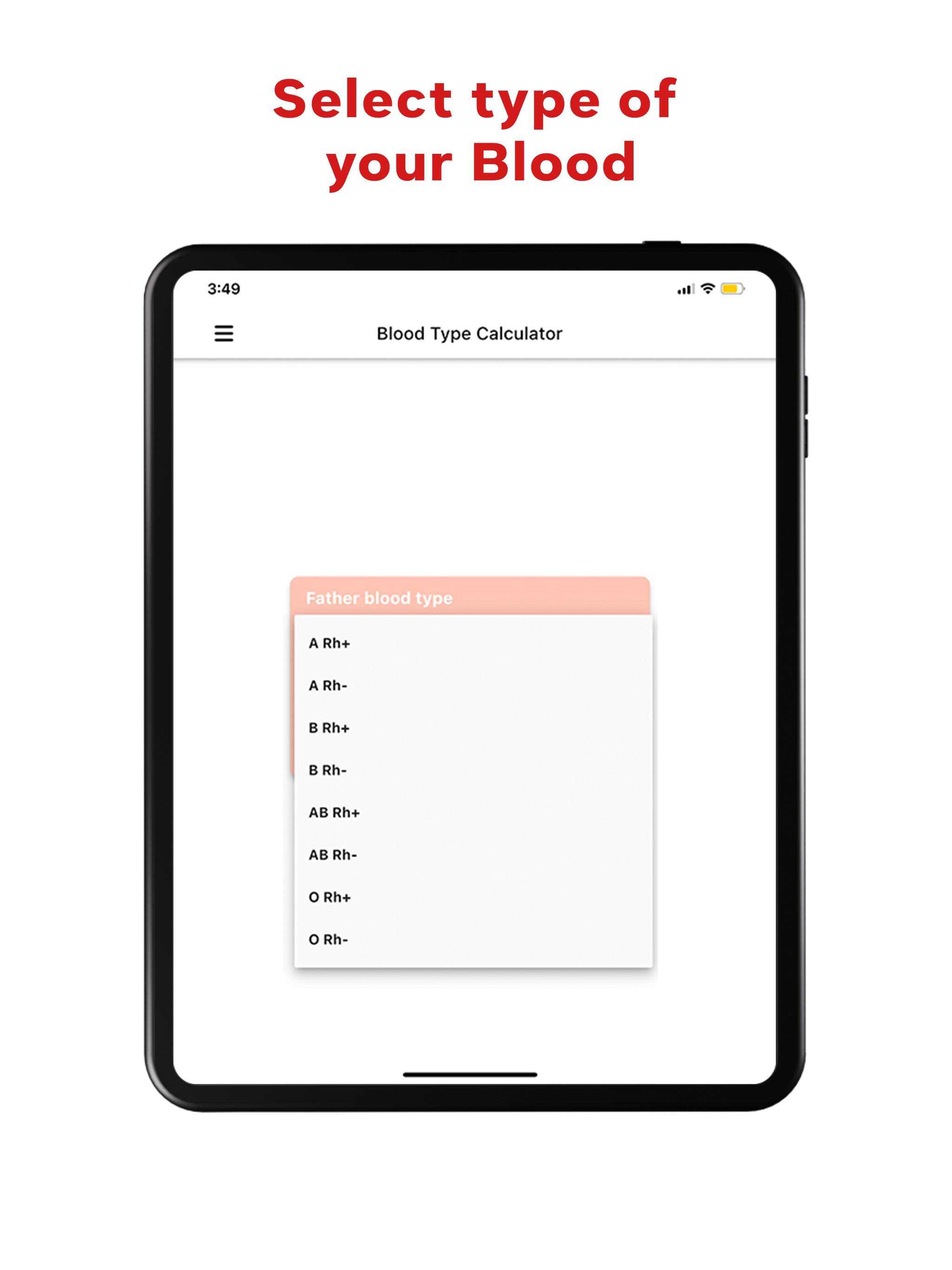 Blood Group Type Checker