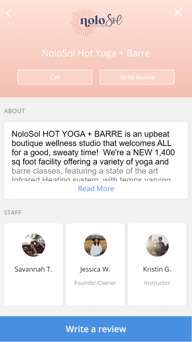 NoloSol Hot Yoga + Barre Screenshot