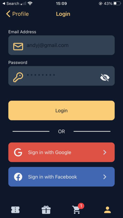 E-Ticket Scanner Screenshot