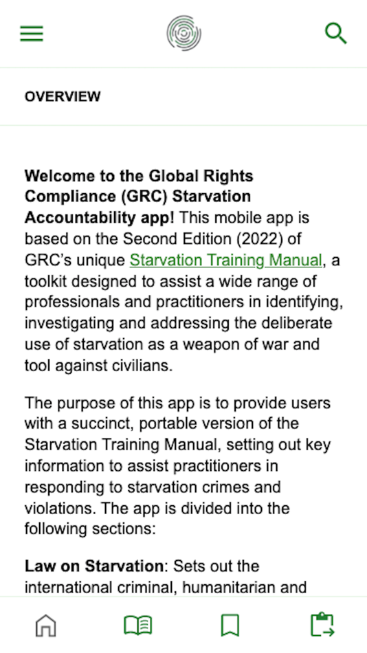 #1. Starvation Accountability (iOS) 由: Stichting Global Rights Compliance Foundation