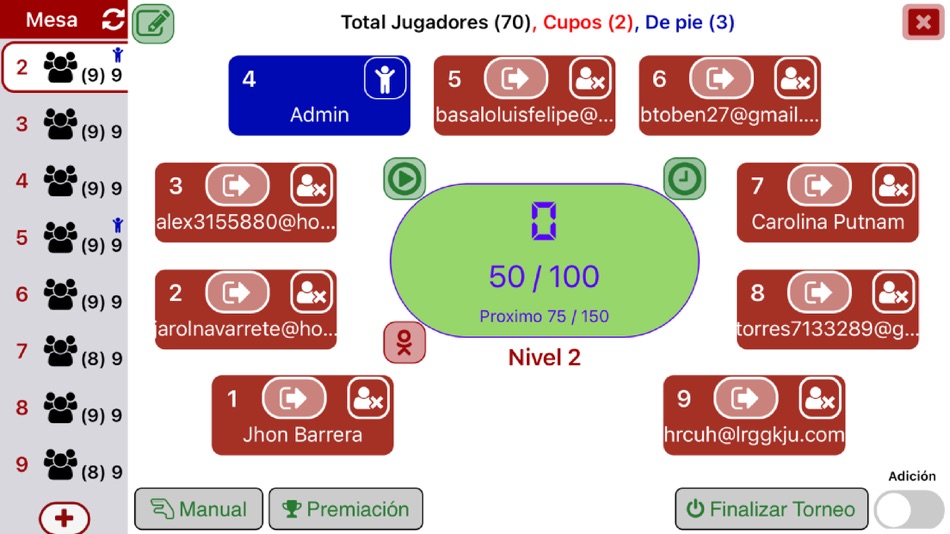 #4. PokerLAP Admin (iOS) 由: Rocas Colombia