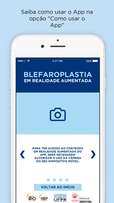 IPO Blefaroplastia RA Screenshot