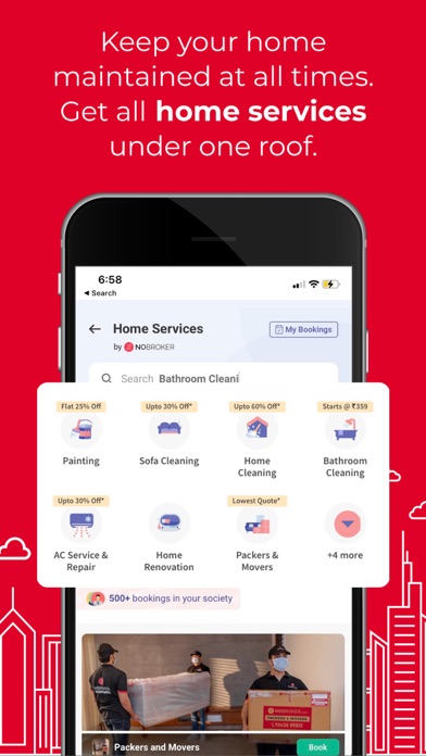NoBrokerHood - Manage Visitors Screenshot