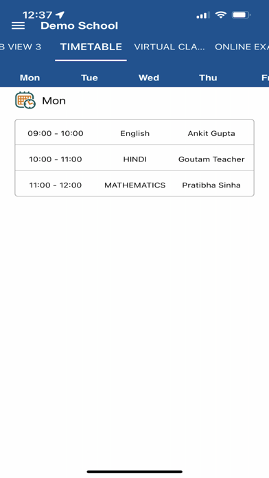 Bella Mente School Screenshot