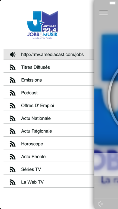 Jobs et Musik Antilles Screenshot