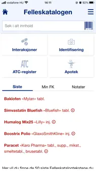 Felleskatalogen Helsepersonell iphone bilder 1