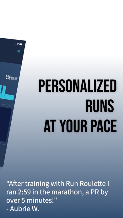 Run Roulette Marathon Training Screenshot