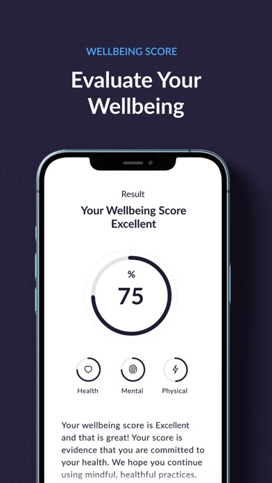 Whitecalm Health Screenshot
