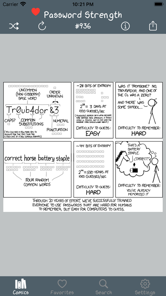#1. XKCD Browser (iOS) By: Kevin Cao