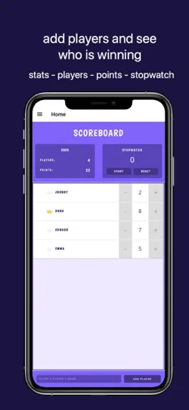 Game screenshot Scoreboard Keeper App apk