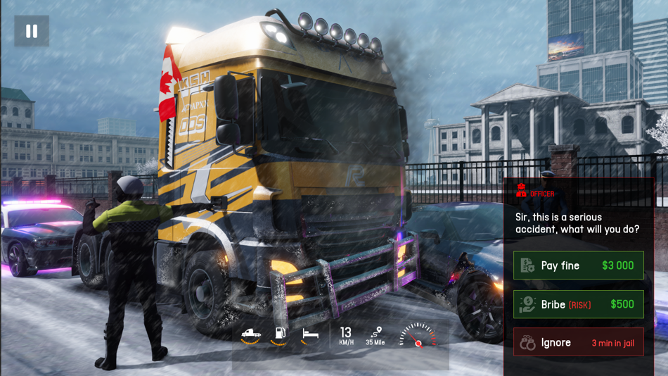 #4. NL Truck Games Simulator Cargo (iOS) By: MIDNIGHT GAMES S.R.L.