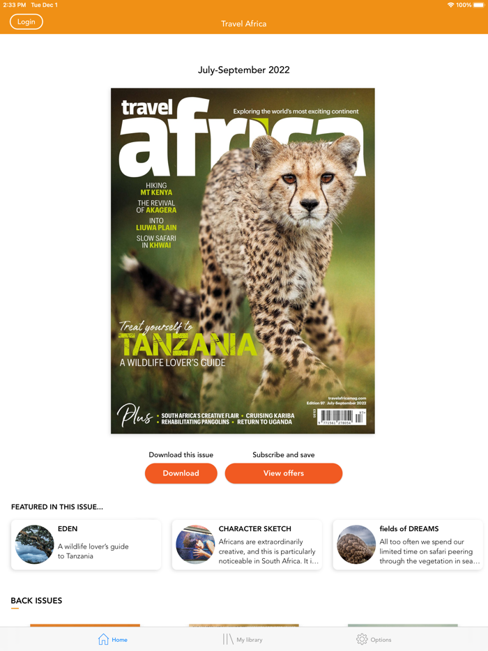 Travel Africa Magazine