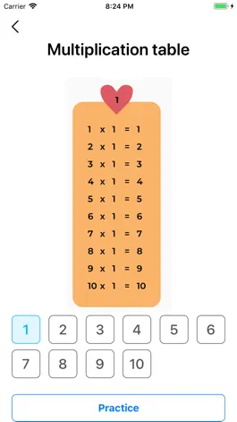 Game screenshot TN - Cool multiplication math apk