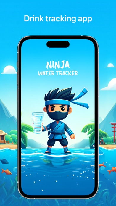 Ninja Water Tracker Screenshot
