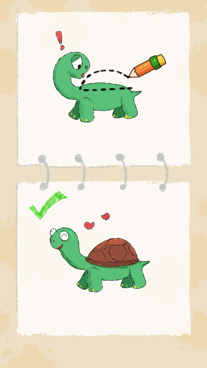 Draw Perfect Draw One Part