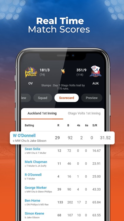 VUSport: Live Cricket & Stats