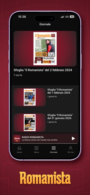 Radio Romanista su App Store