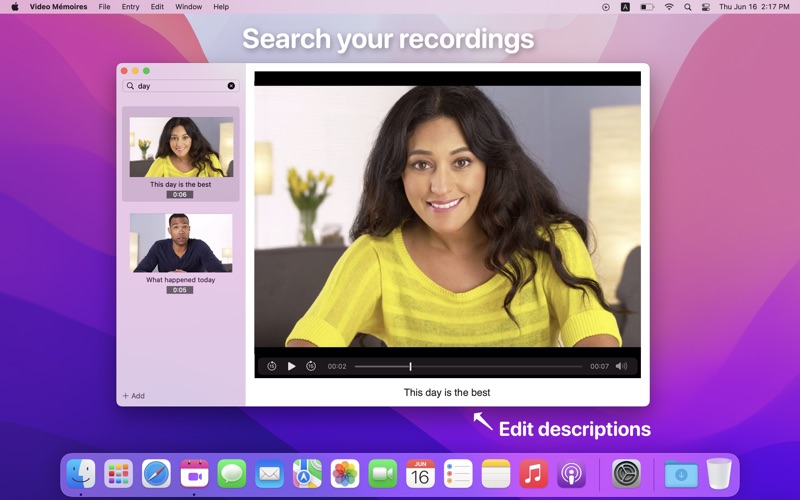 Screenshot #3 pour Video Mémoires