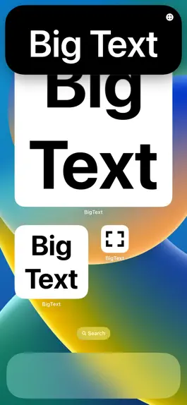 Game screenshot Large Text Widget - Big Text apk