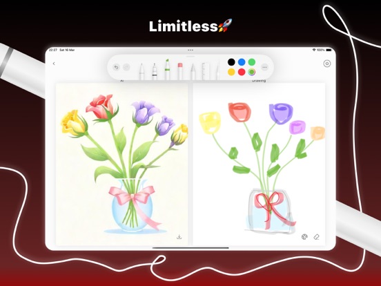 Your Drawing To AI : Picasso iPad screenshot 3 - Entertainment app