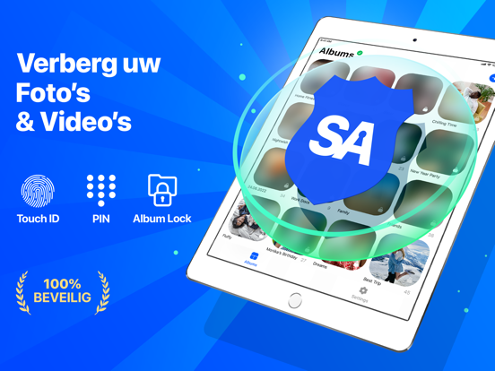 SA・Geheime fotos & veilige map iPad app afbeelding 1