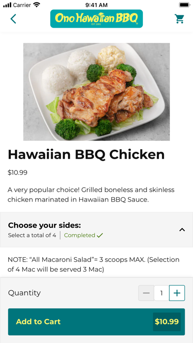 Ono Hawaiian BBQ Screenshot