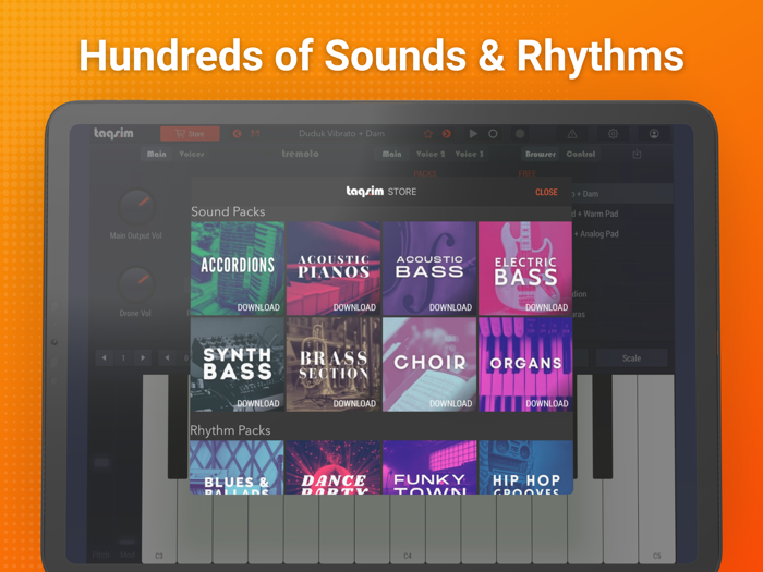 Piano Keyboard and Beat Machine