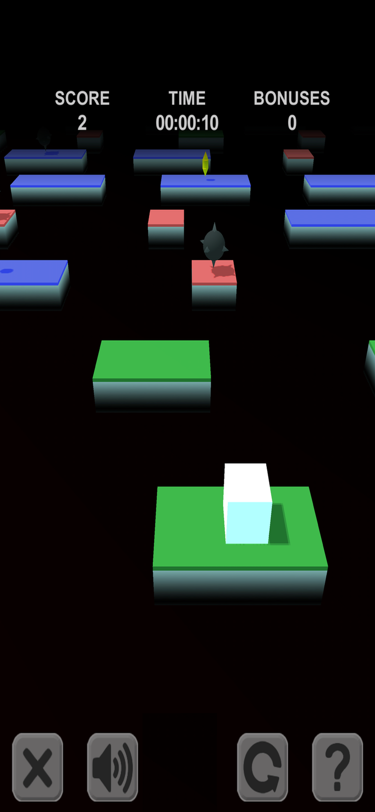 Cube Jump. 3D platforms
