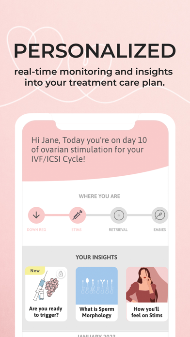 Embie: IVF & IUI Tracker Screenshot
