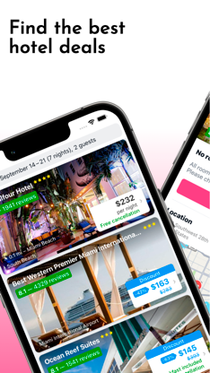 JuicyHotels: Cheap hotel deals screenshot 1