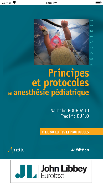 Anesthésie pédiatrique Screenshot