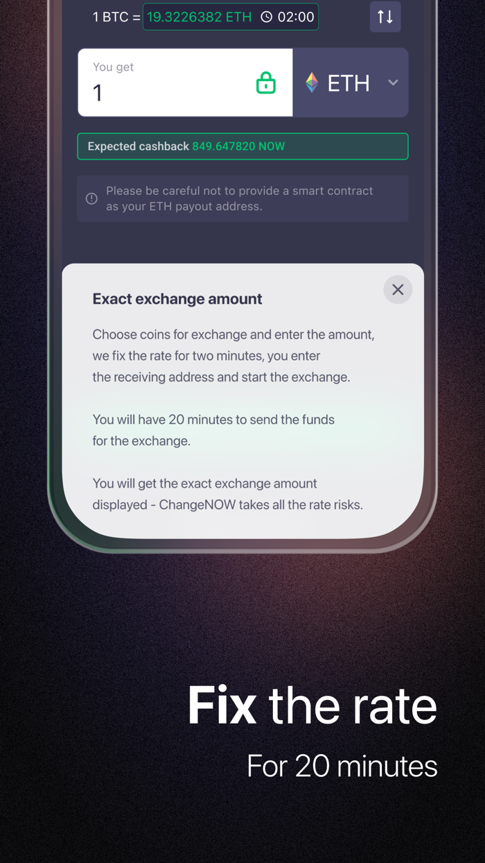 ChangeNOW Crypto Exchange App