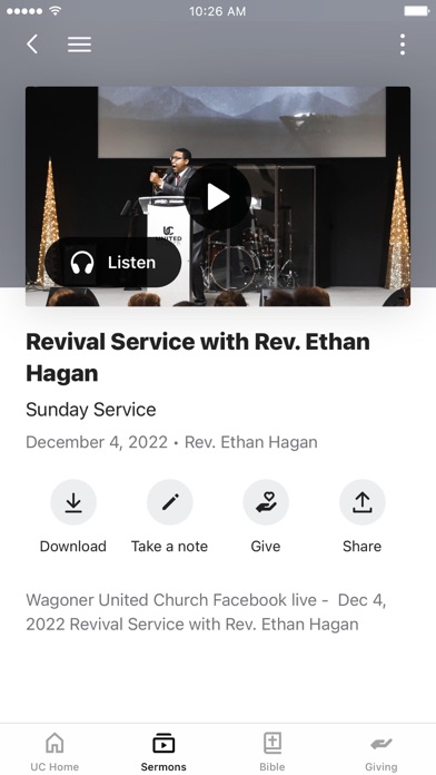 Wagoner United Church Screenshot