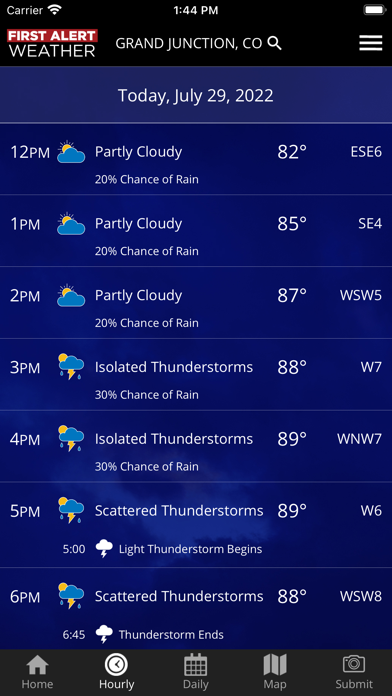 KJCT 8 First Warn Weather Screenshot